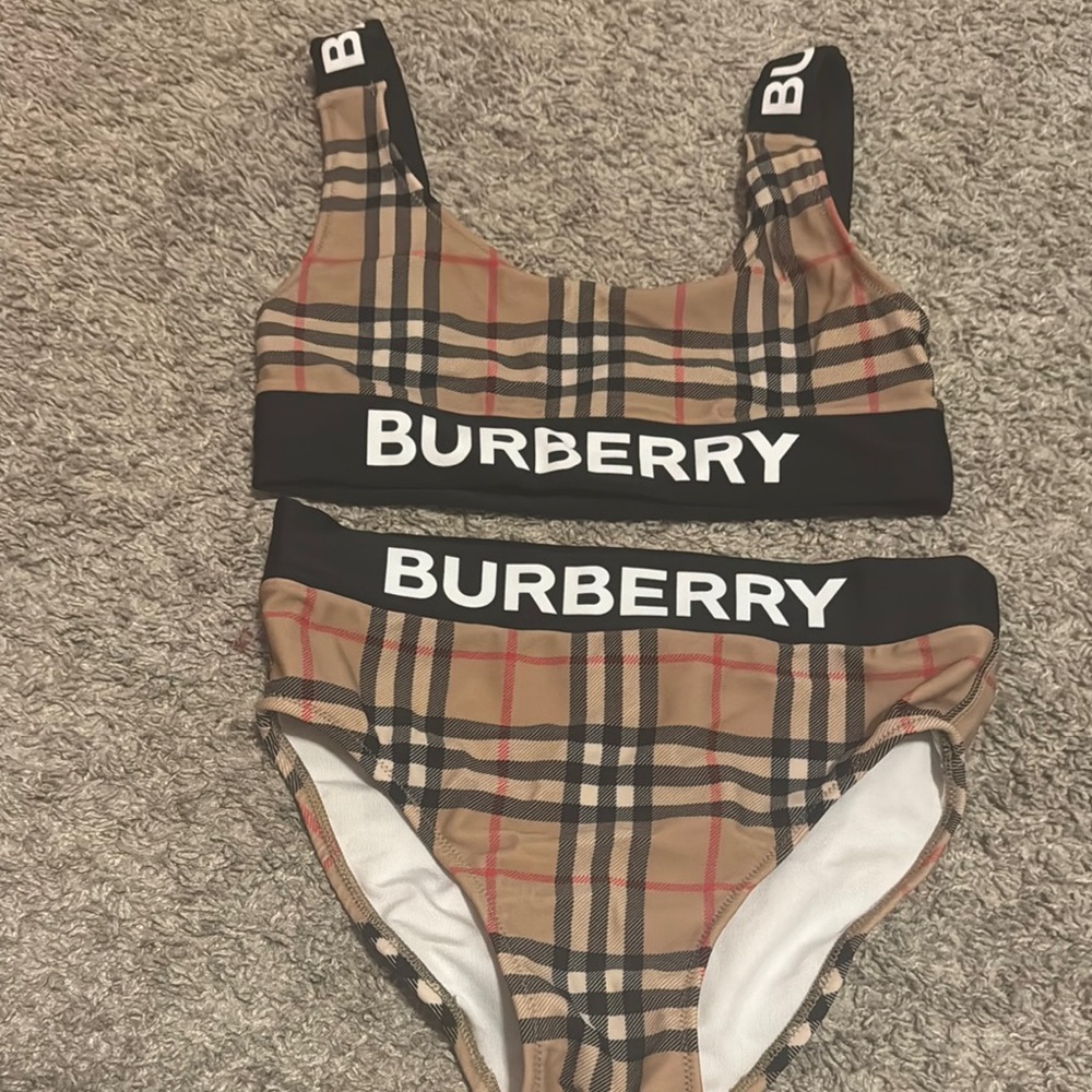 Burberry Plaid Bikini Set